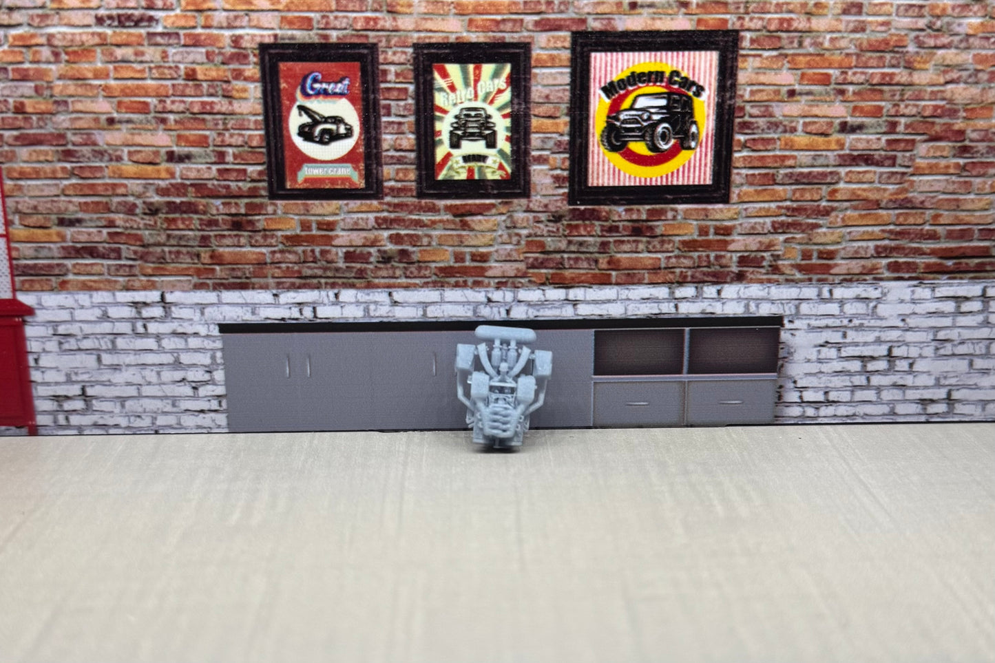 V12 engine for hot wheels Ferrari F40