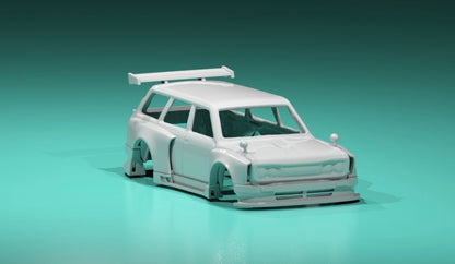 Body kit for hot wheels Datsun 510 estate