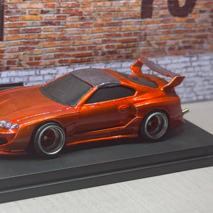 Fully custom 1:64 hot wheels Toyota Supra