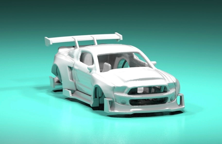 Body kit for hot wheels 10 ford Shelby GT500