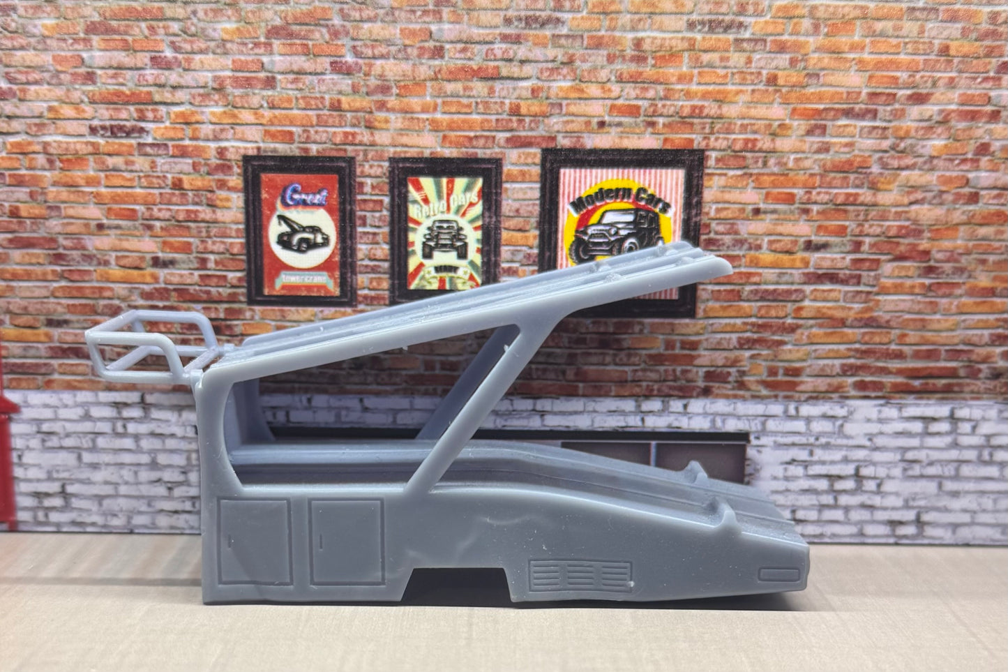 Double ramp trailer for hot wheels VW T2