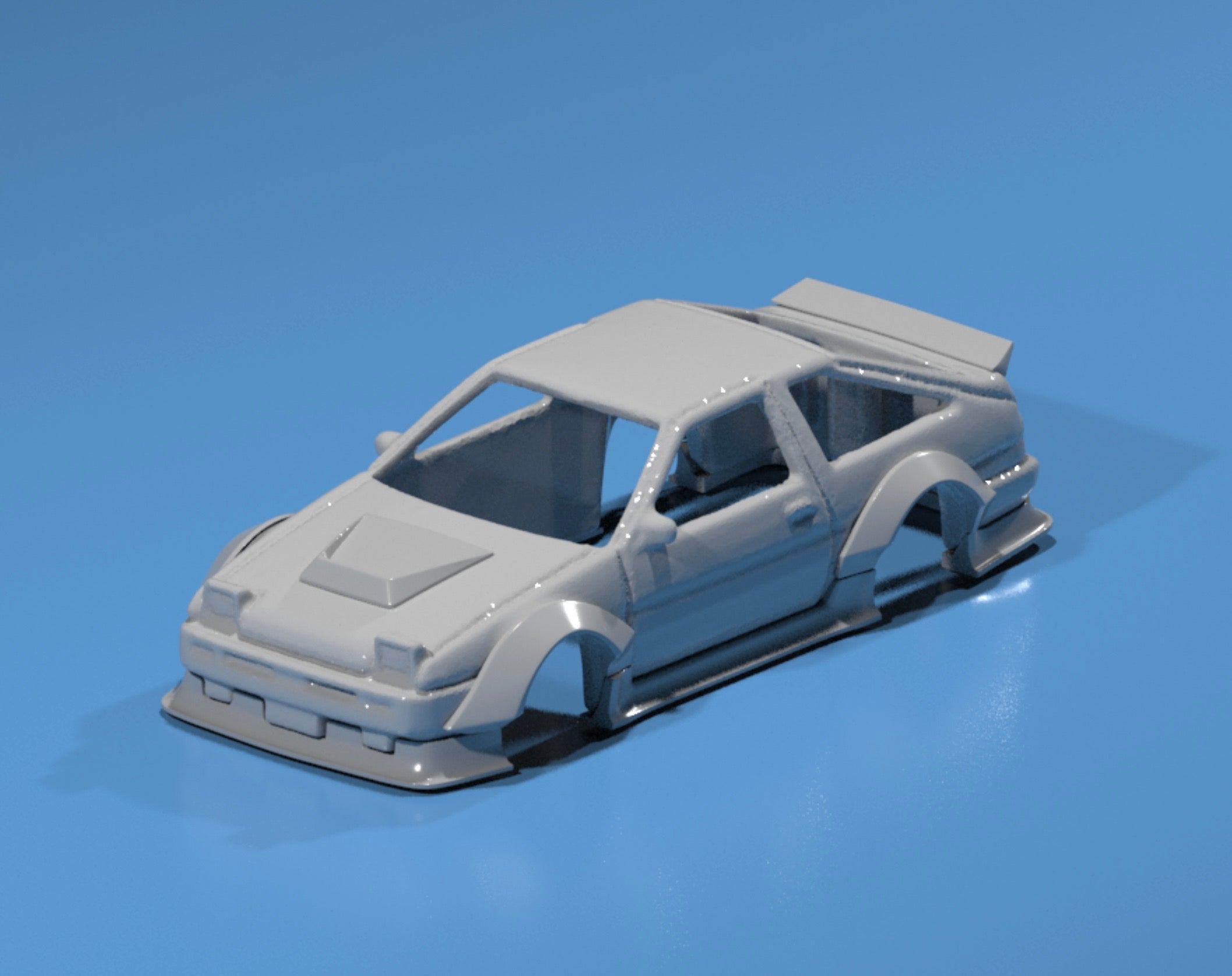 Body Kit For Hot Wheels Toyota AE86 trueno style – JA.DIECAST