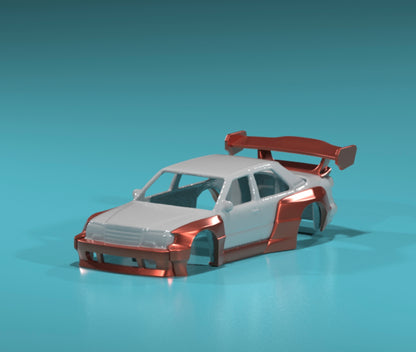body kit for Hot Wheels Mercedes Benz E500 pandem style