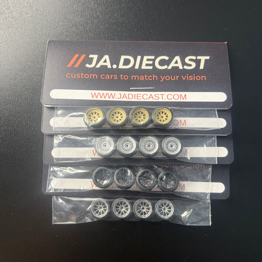 4 Pack Of Rims For 1:64 Hot Wheels And Match Box