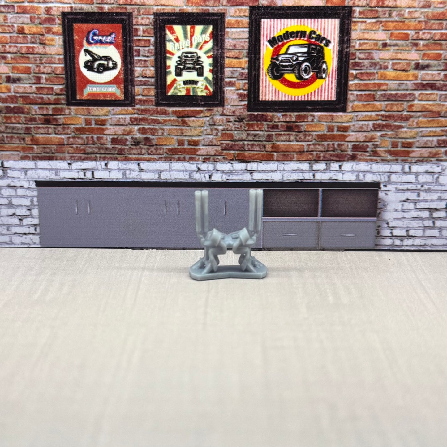 Rear engine designed for hot wheels Porsche